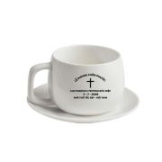 JESMARY - Ly Sứ Trắng In Hình Cha Phanxicô Trương Bửu Diệp – Độ Bền Vĩnh Cửu, Hình Ảnh Sắc Nét